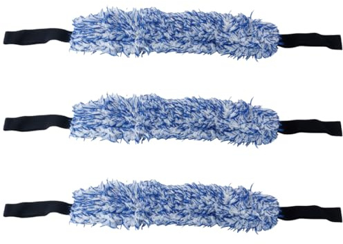 Hoite 3 pezzi di strumento multiuso in microfibra: cintura per la pulizia dei cerchi dell'auto, spazzola per la pulizia delle fessure per pulire cerchi, cerchioni e parafanghi