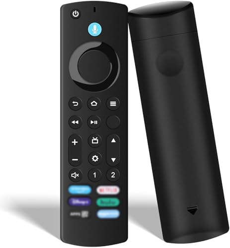 Telecomando di ricambio per TV vocale (4 gen) compatibile con A-MZ Stick di seconda generazione e 3a generazione, HD, 4K, 4K Max, Lite, TV Cube, adatto per Insignia, Smart TV, con funzione Bluetooth e