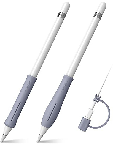 Fintie 2X Silikon-Griff für Apple Pencil (Pro/1./2. Gen & USB-C), Lavendel