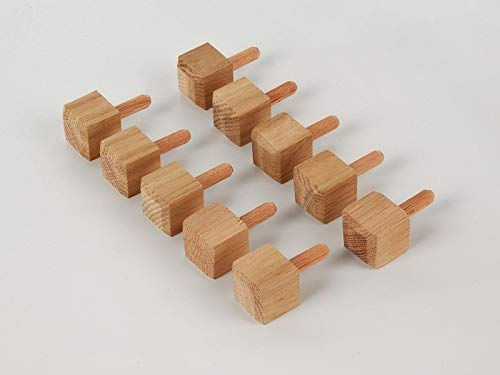 Ziernägel - Eiche gefast - 20x20x20 mm