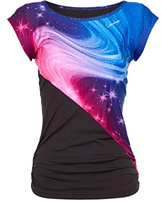 WINSHAPE Damen Super Leichtes Aet109 - Camiseta Funcional para Mujer, Color Polvo de Estrellas, Estilo de Fitness, Yoga, Pilates