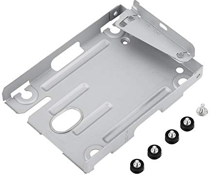 Soporte para Unidad de Disco Duro HDD de 2,5 , para Soporte de Montaje de Disco Duro Soporte para Disco Duro, Kit de Soporte para Adaptador de Montaje HDD Bandeja para CECH-400X con Tornillos