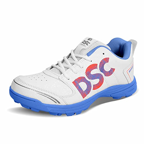 DSC Men's Sports Cricket Shoes, Pastel Blue, 6