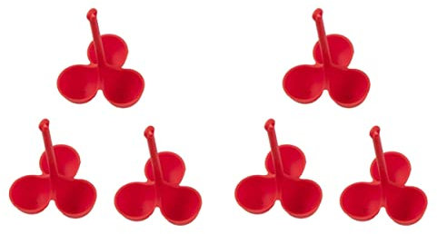 HEMOTON 6 Pcs Poached Egg Cups Microwave Egg Silicone Egg Poacher Oven Egg Cooker Boiled Egg Maker Silicone Egg Boil Microwave Stand Egg Poaching Cooker Waterproof Baking Cup Red