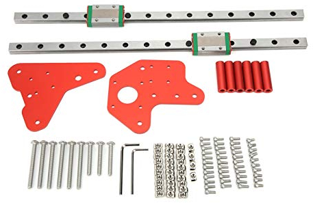 Lineare Gleitschienenführung Doppel-Z-Achsen-Kit für Ender-3 3D-Drucker Druckerzubehör Besonders Geeignet für Kleine Druckerausrüstung