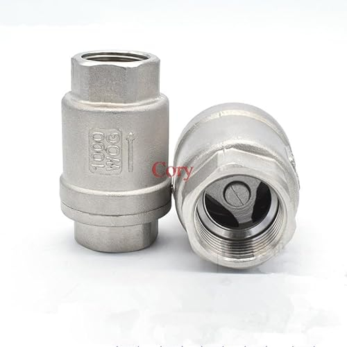 BIVOO 1PC 304 Edelstahl Vertikalhub-Rückschlagventil Einwegventil Rückschlagventil 1/2 3/4 1 1,2 1,5 2 (Color : 2 inch)