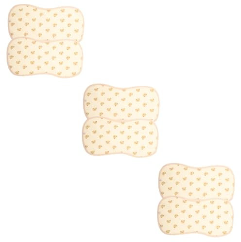 ibasenice 6 Stk Lätzchen Kleinkind Essen Spucktücher Für Spucktuch Bio-babyhandtuch -sabber-handtuch Babynahrung Praktische Spuckkissen Kinder Waschlappen Spucktücher Neutral Baumwolle