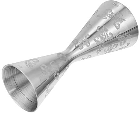 PHENOFICE Misurino Per Cocktail in Acciaio Inox Scala Interna Chiara Pratico E Resistente Adatto Per Bar Ristoranti E Uso Familiare