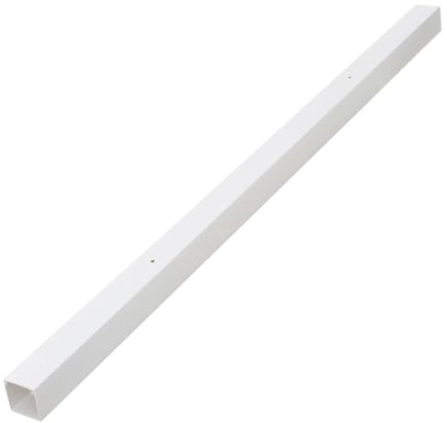 Homgoday Gaine de câble 60 x 40 mm 30 m en PVC, cache-câble, cache-câble, cache-fil, cache les fils TV, solution de gestion des câbles, rangement de câbles en plastique pour conduits électriques