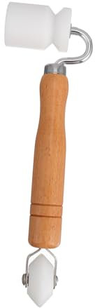 Angoily Tapeziernaht Andruckrolle Pom Oberfläche Lagerung Holzgriff Ergonomisch Wandverarbeitung Kompakt