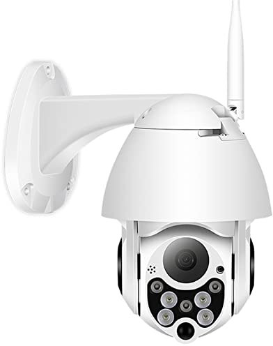 Camera Surveillance, Caméra IP PTZ 1080P dôme de vitesse extérieur sans fil caméra de sécurité panoramique inclinaison 4X Zoom numérique 2MP réseau CCTV Surveillance pour la sécurité à domicile(1080P