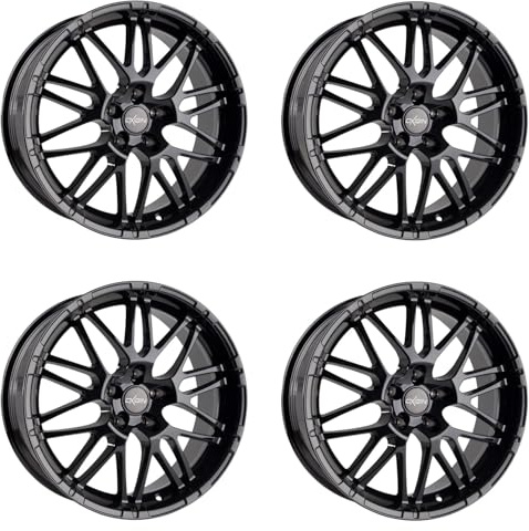 4x Oxigin Felgen 14 Oxrock 8.5x19 ET40 5x120 black kompatibel mit VW Amarok Bus T5 Bus T6 Touareg