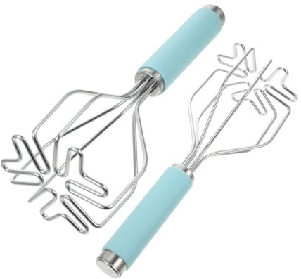 VERDANVERSE 2pezzi Schiacciapatate Acciaio Inossidabile Utensile Multifunzionale per Purè di Patate Avocado e Fagioli Facil Pulire e Manutentare Strumento Essenziale Cucina