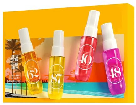 Nebel und Streichholz Haar & Körper Parfüm-Bundle enthält 4 30ml Cheirosa Parfums, verschiedene Düfte, Eau De Parfum, Geschenkset für Frauen (4pcs, Bambus) (62+87+40+48)
