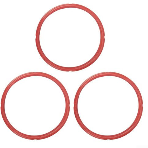 Guarnizione di ricambio ermetica compatibile con 6QT Electric per pentole a pressione progettata per una vestibilità ottimale (rosso)