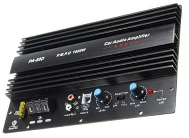 mophrati Altoparlante Subwoofer Modulo bassi Accessori audio per auto Scheda amplificatore senza perdita monocanale per viaggi in moto