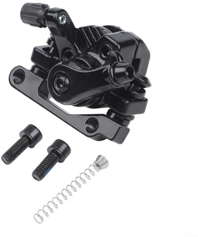 Rackumic Front and Rear Disc Brakes for KuKirin for G2 Pro G2 Electric Scooters High Strength Aluminum Alloy Calipers with Fine Tuning Screws Lightweight Build for Enhanced Safety(Left rear Black)