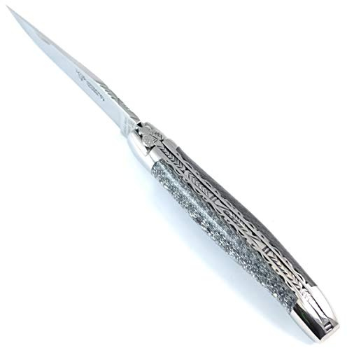 LAGUIOLE en Aubrac Taschenmesser Texalium Doppelplatinen 12C27 Stahl