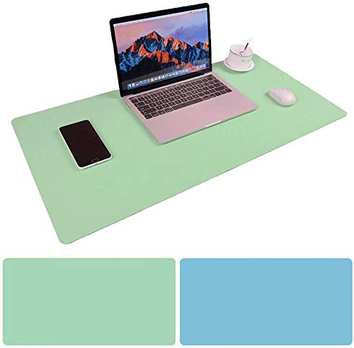 Ruby Lil Schreibtischunterlage aus Leder, 89,9 x 45,7 cm, dickes Mauspad, Tastatur-Mauspad/Schreibtischauflage-Matte für Arbeiten und Zuhause, Grün, 61 x 30,5 cm