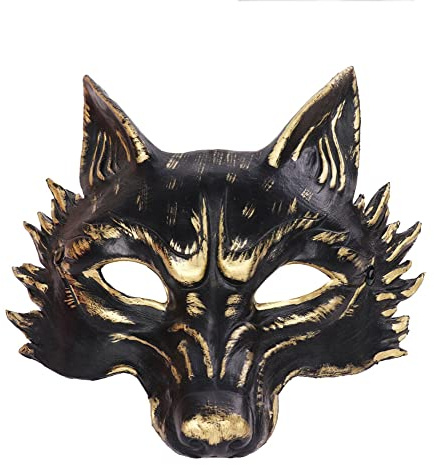 NewL Party Maske Halloween Wolf Masken 3D Tier Cosplay Requisiten Rave Party Zubehör
