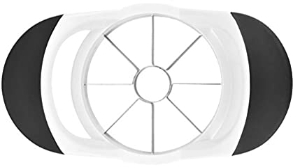 Fruit Slicer Divider, Stainless Steel Fruit Vegetable Cutter Mango Corer Slicer Potato Tomato Wedges (Apples)