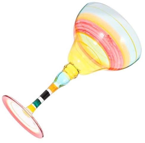 Ciieeo Bicchiere Margarita Dipinto Mano Elegante Coppa Alta Per Festività e Cocktail Design Unico Per Eventi Speciali e Feste