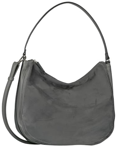 TOM TAILOR Lorella Damen Hobo Bag Schultertasche Mittelgroß Grau