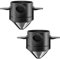 2 tazze filtranti caffè, filtro per caffè, supporto per tazze, filtro per caffè pieghevole, filtro per caffè, filtro senza carta, porta filtro conico, colore nero
