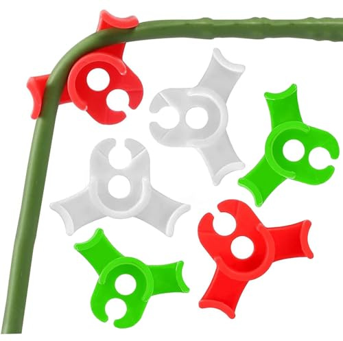 Pflanzenbieger-Clips, 90 Grad Wiederverwendbare LST-Clips für Training mit geringem Stress, Gartenpflanzen-Clips, Pflanzenstütz-Clips,Pflanzenclips Für Kletterpflanzen. (60 Stück)