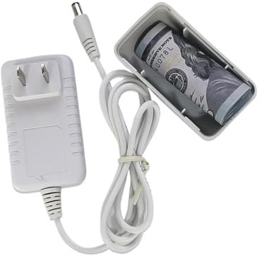 Samuliy Coffre-fort de dérivation de chargeur, dérivation de prise murale, Coffre-fort de dérivation de chargeur de prise murale, Support de stockage d'argent avec compartiments dissimulés pour