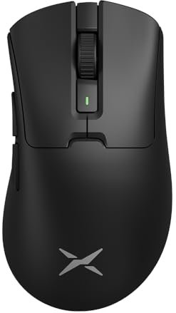 DELUX Wireless Gaming Mouse M900, 63g Lightweight, With Charging Dock, PAW3311 Sensor 12K DPI, 1000Hz Polling Rate, Rechargeable, Dual Mode (Black)