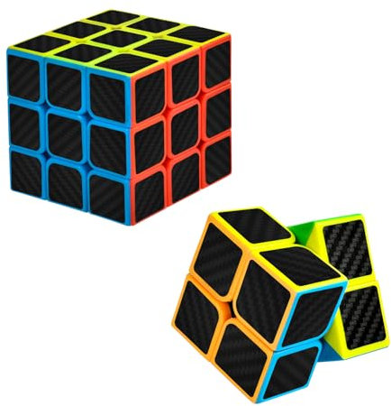 Zauberwürfel, 2pcs Zauberwürfel Set, Speed, Puzzlewürfel, Puzzle, Speed Magnetisch, Spielzeug Geschenke, für Weihnachten Reisespiele