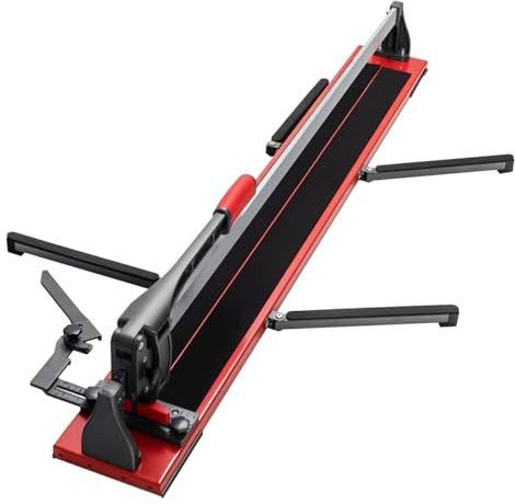 Manual Tile Cutter - Ceramic & Porcelain Cutting Tool with Adjustable Scale, Single Slide Rail & 4 Brackets for Precision Cutting - Ideal for Home and Professional Use
