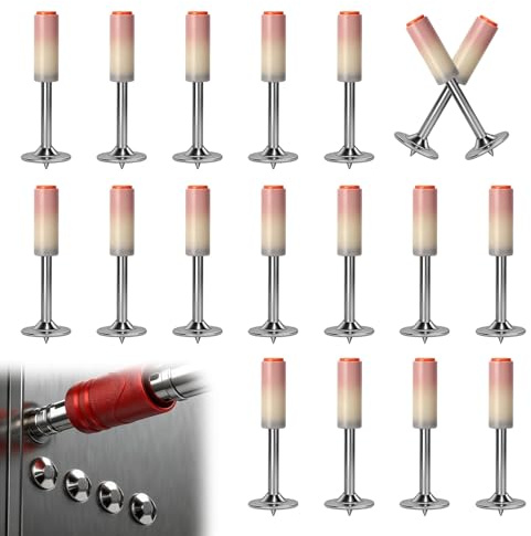 400 Pièces Clous Pour Pistolets à Clous, Clous Mini 7,3 Mm Pour cloueur Beton, Clous En Acier Pour Béton Et Murs En Béton, Clous Pour Feutre Toiture, Cloueuse Électrique