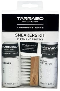 Sneakers Care Kit | Kit para el Cuidado, Limpieza y Protección de Zapatillas | Incluye Cepillo y Paño Limpiador | Para Diferentes Materiales con Ingredientes Naturales