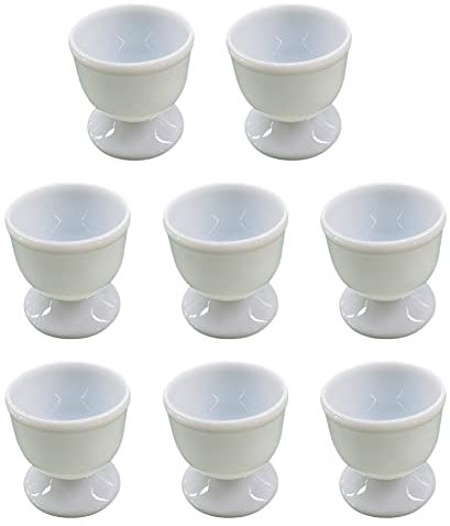 pour Lot de 8 coquetiers en plastique pour œufs durs et souples