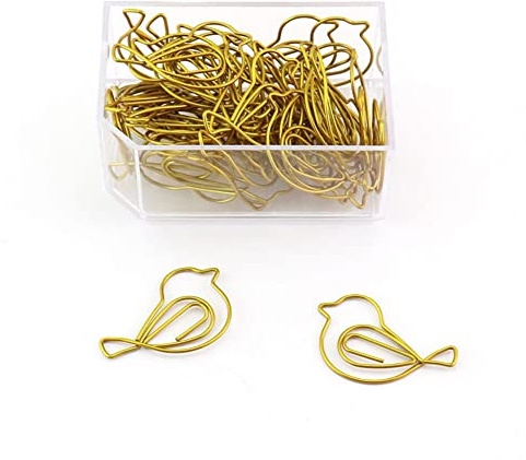 30Pcs Cute Bird Paper Clip JruiZhp Creative Decoration - Suitable for Home, School, and Office Use - Stationery Paper Clip and Binder (Design A)