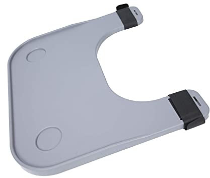 Plateau pour Fauteuil Roulant, Plateau en Plastique pour Fauteuil Roulant en Acier, Plateau épaississant avec Porte-gobelet pour écrire, Manger ou se Reposer à la Maison