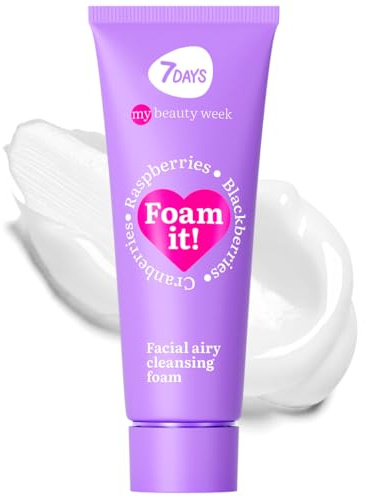 7DAYS Anti Akne Gesichtsreinigung mit Beerenextrakten | Gesichtspflege | Porenreiniger & Pickelentferner | Face Cleaner | Korean Skincare | Beauty Produkte, 80 ml