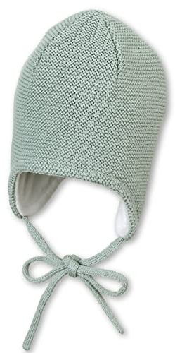 Sterntaler Unisex Kinder Strickmütze Baby Strickmütze mit Fleecefutter, Grün, 37