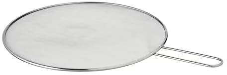 SDMAX Splatter Guard, Non-Stick Extra Fine Mesh Weave for Cooking and Frying Pans, Stainless Steel Splash Guard Grease Splatter Guard, Kitchen Cooking Accessories (25CM)