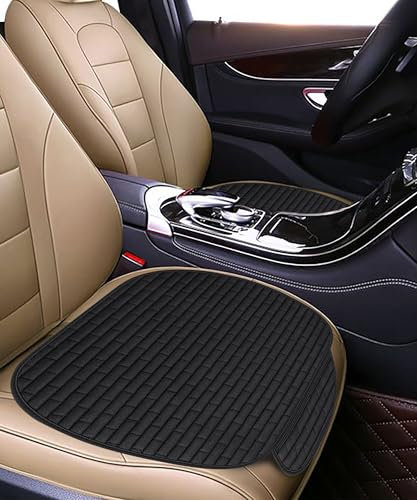 Flaconi Breathable Plush Car Seat Covers - Driver Seat Cushion for SUVs & Sedans