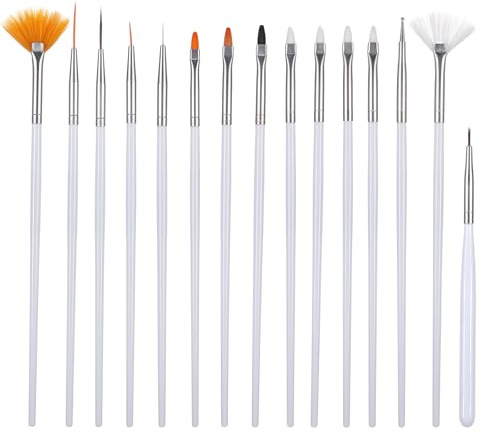 30pcs Cake Painting Brushes Cake Decorating Brushes Kit Fondant Paint Brush Food Paint Brush Baking Decorating Tools Cookie Brushes Set Icing Pastry Brush for Sugar Cookie Candy Icing Cake Decoration
