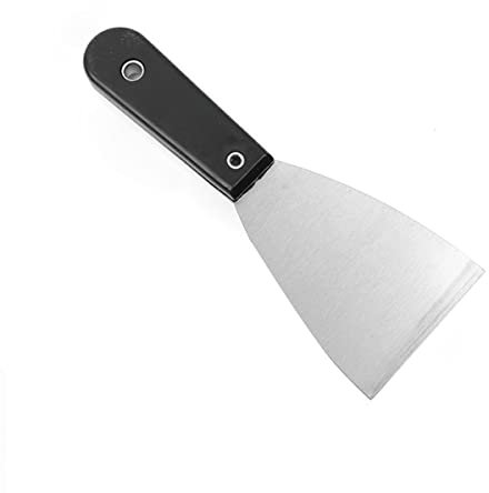 LOYKZCT Putty knife Drywall Scrapers Stainless steel Flexible Putty knives - Used for Wallpaper, Wall Putty Remover Tool Set,4inch(3inch)