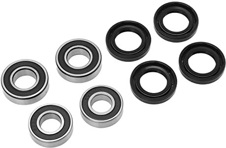 Ldafava Vorderradlager-Dichtungssatz für Polaris Sportsman 90 (2001–2016), 4 Stück Lager und Dichtringe, Stahl- und Gummikonstruktion