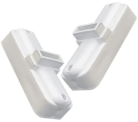 SOIMISS 2 Pezzi Recinzione Da Giardino Base Per Recinzione Porta Esterna Cunei Per Piante Supporto Per Montaggio Su Ponte Mangiatoia Per Accessori Per Recinzione Rete Barriera