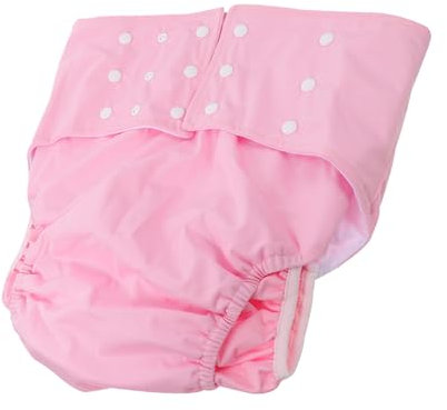 MUCKLILY Pañal Reutilizable Para Adultos Lavable Ajustable Transpirable Adecuado Para Incontinencia Multiusos Tamaño Único Adultos Mayores