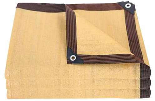 Rete parasole con blocco UV all'80% con occhielli, tessuto traspirante per patio, giardino, serra, posto auto coperto e telo in rete resistente.