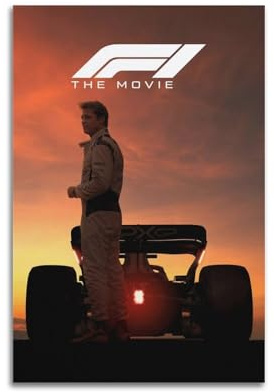 GFUWEWQEGUU F1 : Les affiches de film esthétique art mural peinture décorative poster décor toile vintage pour salon chambre à coucher 12x18pouces(30x45cm) style sans cadre