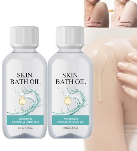 Skin Soft BadeöL, KöRperöLspray, Skin So Soft Original TrockenöLspray, KöRperöLspray Zur Pflege Trockener Haut, Nicht Fettende Feuchtigkeitslotion FüR Weiche, Glatte Haut, Leichte Pflege (2 PCS)